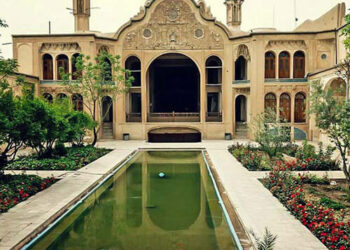 The_Borujerdi_House_is_a_historic_house_in_Kashan_Iran